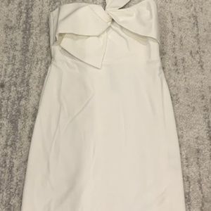 Little White Strapless Dress